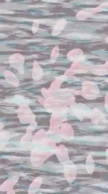 Organik desenli yüzey giriş stili video film sanatı ile soyut arkaplan tasarımı