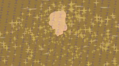 Modern medya üretimi için fütüristik dijital soyut doku sinematik tarz hareketli grafik ögesi