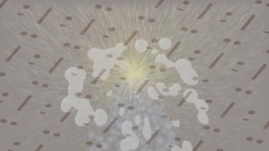 Benzersiz hareket grafikleri tasarım sanatına sahip yaratıcı film üretimi için özet bir arkaplan