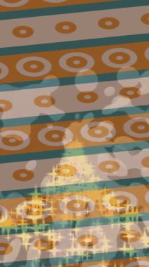 Benzersiz video giriş tasarımı projeleri için detaylı yüzey kalıbı film animasyon stili grafik girişi