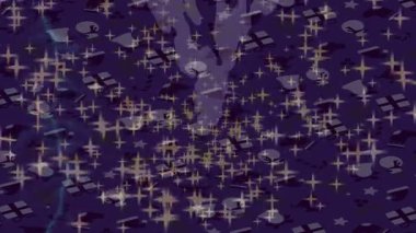 Benzersiz dijital animasyon tarzı grafikleri olan yaratıcı ortam tasarımı için yenilikçi hareket dokusu