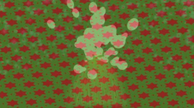 Dijital doku yüzey tasarım biçimi ile modern video animasyonu için gelişmiş hareket grafikleri