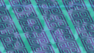 Soyut hareket desenli fütüristik video üretimi için dinamik dijital arkaplan