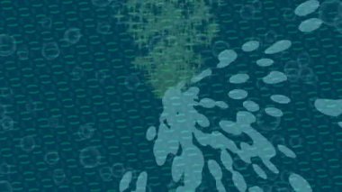 Lüks hareket projeleri için soyut tasarım stili animasyonu olan üst düzey dijital doku