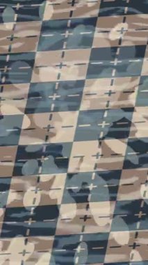 Dijital doku yüzey tasarım biçimi ile modern video animasyonu için gelişmiş hareket grafikleri