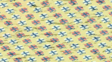 Benzersiz dijital animasyon tarzı grafikleri olan yaratıcı ortam tasarımı için yenilikçi hareket dokusu