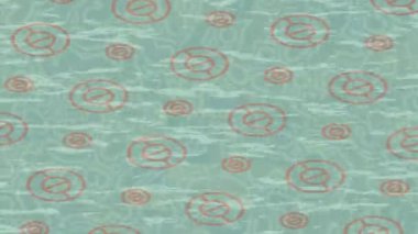 Soyut hareket desenli fütüristik video üretimi için dinamik dijital arkaplan