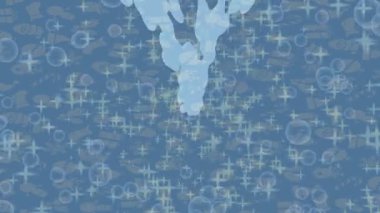 Yaratıcı video düzenleme film arkaplan tasarımı için minimalist organik hareket grafikleri