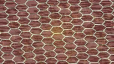 Benzersiz dijital animasyon tarzı grafikleri olan yaratıcı ortam tasarımı için yenilikçi hareket dokusu