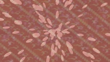 Organik desenli yüzey giriş stili video film sanatı ile soyut arkaplan tasarımı