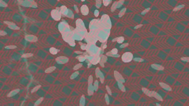 Benzersiz dijital animasyon tarzı grafikleri olan yaratıcı ortam tasarımı için yenilikçi hareket dokusu