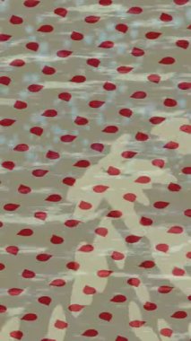 Soyut hareket desenli fütüristik video üretimi için dinamik dijital arkaplan