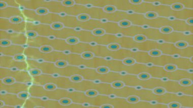 Dijital doku yüzey tasarım biçimi ile modern video animasyonu için gelişmiş hareket grafikleri