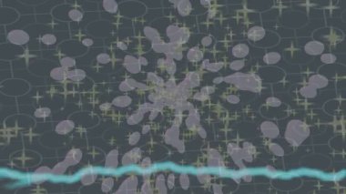 Modern medya üretimi için fütüristik dijital soyut doku sinematik tarz hareketli grafik ögesi