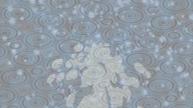 Organik desenli yüzey giriş stili video film sanatı ile soyut arkaplan tasarımı