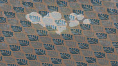 Lüks hareket projeleri için soyut tasarım stili animasyonu olan üst düzey dijital doku