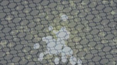 Benzersiz hareket grafikleri tasarım sanatına sahip yaratıcı film üretimi için özet bir arkaplan