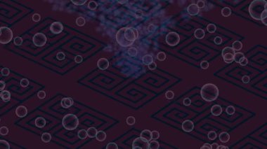 Modern medya üretimi için fütüristik dijital soyut doku sinematik tarz hareketli grafik ögesi