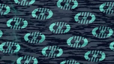 Lüks hareket projeleri için soyut tasarım stili animasyonu olan üst düzey dijital doku