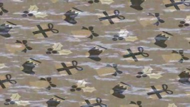 Lüks hareket projeleri için soyut tasarım stili animasyonu olan üst düzey dijital doku