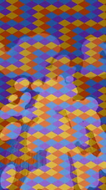 Benzersiz hareket dokusu tasarım sanatı ile profesyonel video düzenleme için modern soyut grafikler