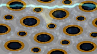 Benzersiz hareket grafikleri tasarım sanatına sahip yaratıcı film üretimi için özet bir arkaplan