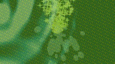 Benzersiz video giriş tasarımı projeleri için detaylı yüzey kalıbı film animasyon stili grafik girişi