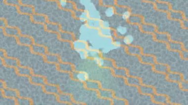 Benzersiz dijital animasyon tarzı grafikleri olan yaratıcı ortam tasarımı için yenilikçi hareket dokusu