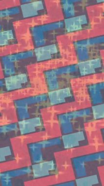 Benzersiz video giriş tasarımı projeleri için detaylı yüzey kalıbı film animasyon stili grafik girişi