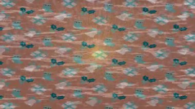 Soyut hareket desenli fütüristik video üretimi için dinamik dijital arkaplan