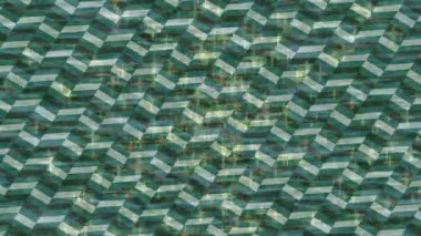 Benzersiz dijital animasyon tarzı grafikleri olan yaratıcı ortam tasarımı için yenilikçi hareket dokusu