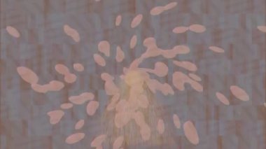 Benzersiz hareket dokusu tasarım sanatı ile profesyonel video düzenleme için modern soyut grafikler