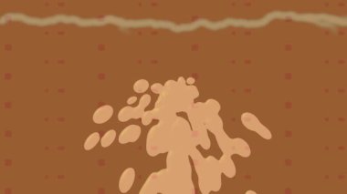 Benzersiz video giriş tasarımı projeleri için detaylı yüzey kalıbı film animasyon stili grafik girişi