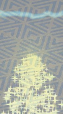 Soyut hareket desenli fütüristik video üretimi için dinamik dijital arkaplan