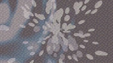 Soyut hareket desenli fütüristik video üretimi için dinamik dijital arkaplan