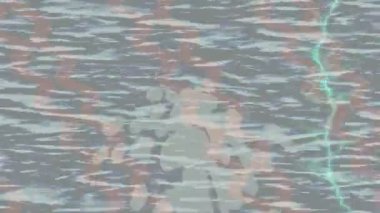 Benzersiz hareket grafikleri tasarım sanatına sahip yaratıcı film üretimi için özet bir arkaplan