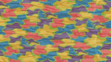 Soyut hareket desenli fütüristik video üretimi için dinamik dijital arkaplan