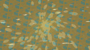 Benzersiz video giriş tasarımı projeleri için detaylı yüzey kalıbı film animasyon stili grafik girişi