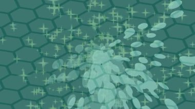 Organik desenli yüzey giriş stili video film sanatı ile soyut arkaplan tasarımı