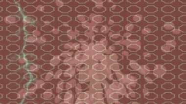 Benzersiz hareket grafikleri tasarım sanatına sahip yaratıcı film üretimi için özet bir arkaplan