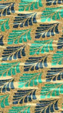 Organik desenli yüzey giriş stili video film sanatı ile soyut arkaplan tasarımı