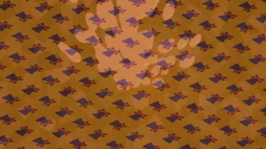 Soyut hareket desenli fütüristik video üretimi için dinamik dijital arkaplan