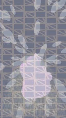 Benzersiz dijital animasyon tarzı grafikleri olan yaratıcı ortam tasarımı için yenilikçi hareket dokusu