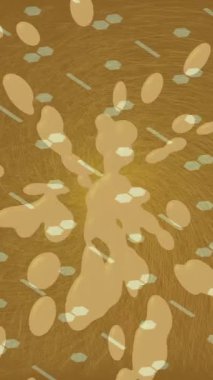 Profesyonel video projeleri sanat tarzı için organik hareketli arkaplan tasarımı