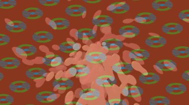 Modern medya üretimi için fütüristik dijital soyut doku sinematik tarz hareketli grafik ögesi