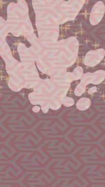 Lüks hareket projeleri için soyut tasarım stili animasyonu olan üst düzey dijital doku