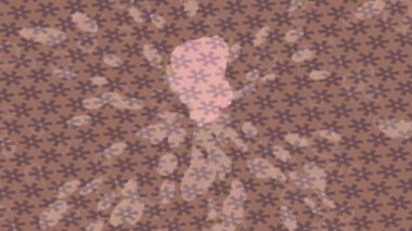 Yaratıcı video düzenleme film arkaplan tasarımı için minimalist organik hareket grafikleri