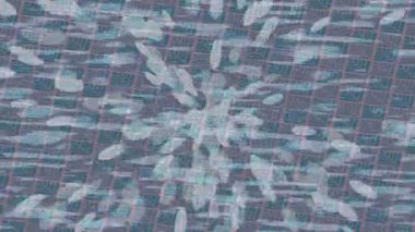 Lüks hareket projeleri için soyut tasarım stili animasyonu olan üst düzey dijital doku