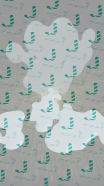 Dijital doku yüzey tasarım biçimi ile modern video animasyonu için gelişmiş hareket grafikleri