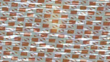 Benzersiz dijital animasyon tarzı grafikleri olan yaratıcı ortam tasarımı için yenilikçi hareket dokusu